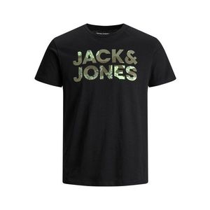 Jack & Jones Junior Tricou 'Oldier' negru / kaki / verde mentă imagine