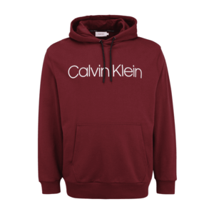 Calvin Klein Big & Tall Bluză de molton roșu vin / alb imagine