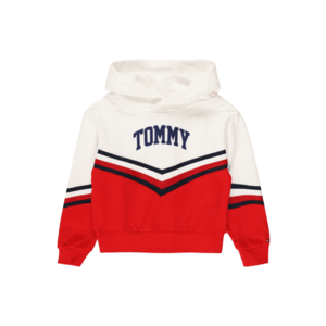 TOMMY HILFIGER Bluză de molton roșu / alb / bleumarin imagine