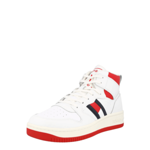 Tommy Jeans Sneaker înalt 'Zion' ecru / roșu / albastru marin imagine