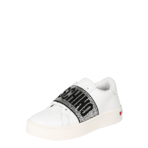Love Moschino Sneaker low alb / negru imagine