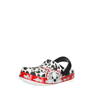 Crocs Sandale alb / negru / roșu deschis / crem imagine