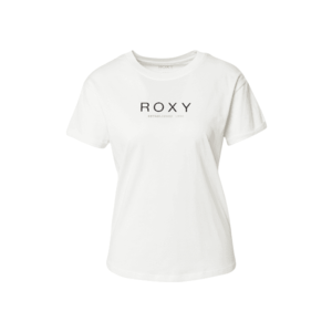 ROXY Tricou 'EPIC AFTERNOON WORD' alb / negru / auriu imagine