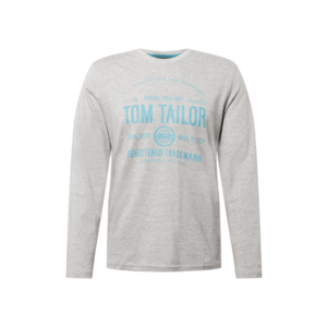 TOM TAILOR Tricou gri / albastru imagine