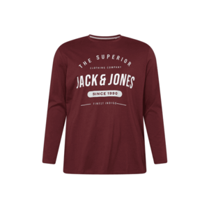Jack & Jones Plus Tricou 'HERRO' sângeriu / alb imagine