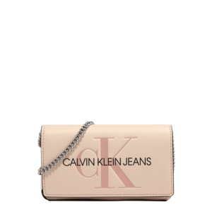 Calvin Klein Jeans Geantă de umăr bej deschis / negru / roz pal imagine