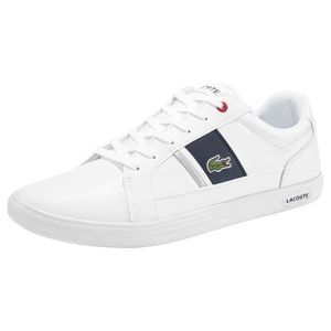LACOSTE Sneaker low 'Europa' bleumarin / verde iarbă / roșu / alb imagine