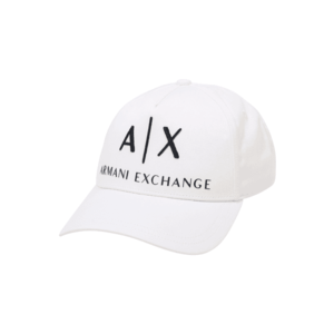 ARMANI EXCHANGE Șapcă alb / negru imagine