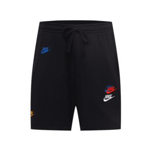 Nike Sportswear Pantaloni negru / roșu orange / alb / azuriu / galben auriu imagine