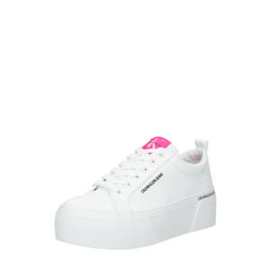 Calvin Klein Jeans Sneaker low alb / negru / roz imagine