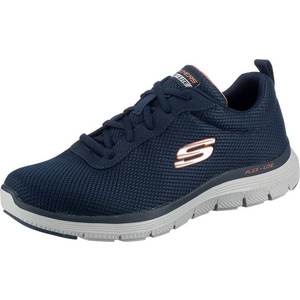 SKECHERS Sneaker low 'Flex Advantage 4.0' albastru închis / alb / portocaliu imagine