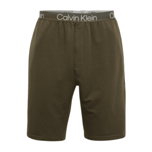 Calvin Klein Underwear Pantaloni de pijama kaki / alb / gri deschis imagine