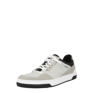 HUGO Sneaker low gri deschis / alb / negru imagine