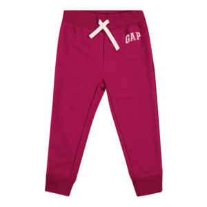 GAP Pantaloni roșu-violet / alb / roz imagine
