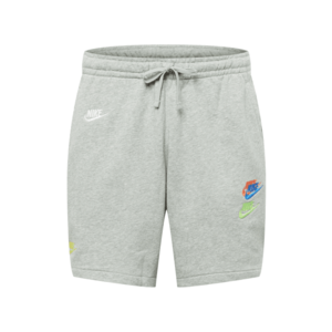 Nike Sportswear Pantaloni gri amestecat / alb / portocaliu deschis / azuriu / verde deschis imagine