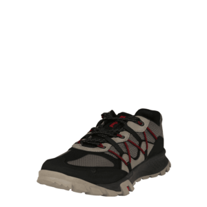 TIMBERLAND Pantofi cu șireturi sport 'Garrison' gri taupe / negru / roșu imagine