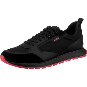 HUGO Sneaker low 'Icelin' negru / roșu imagine