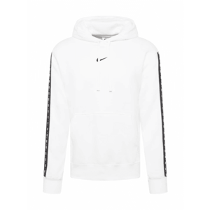 Nike Sportswear Bluză de molton alb / negru imagine