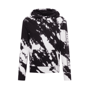 HOLLISTER Bluză de molton negru / alb imagine