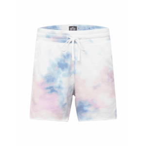 HOLLISTER Pantaloni alb murdar / albastru / roz deschis imagine