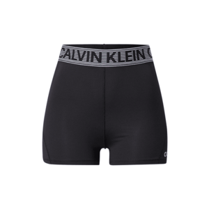 Calvin Klein Performance Pantaloni sport alb / negru imagine