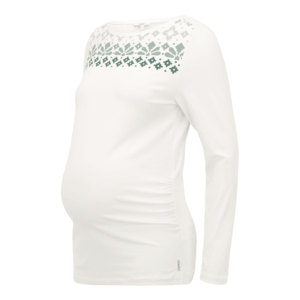 Esprit Maternity Tricou alb / verde / verde mentă / gri imagine