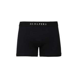 Scalpers Boxeri 'Nos Just' negru / alb imagine