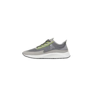 Scalpers Sneaker low gri fumuriu / gri deschis / verde limetă imagine