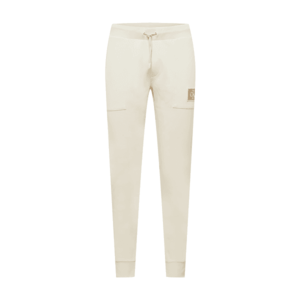 Calvin Klein Jeans Pantaloni alb coajă de ou imagine