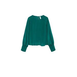 MANGO Bluză 'Nait' verde smarald imagine