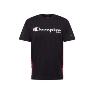 Champion Authentic Athletic Apparel Tricou negru / alb / roșu imagine