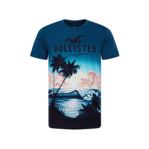 HOLLISTER Tricou bleumarin / corai / albastru închis imagine