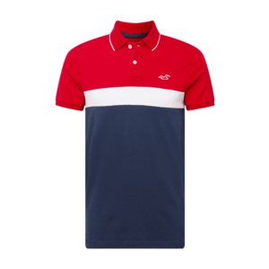 HOLLISTER Tricou roșu / alb / bleumarin imagine