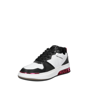 Karl Lagerfeld Sneaker low 'ELEKTRA' alb / negru / roz imagine