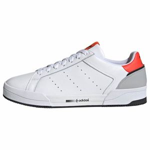 ADIDAS ORIGINALS Sneaker low 'Court Tourino' alb / negru / corai / gri imagine