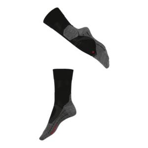 FALKE Șosete sport negru / gri amestecat / roșu imagine