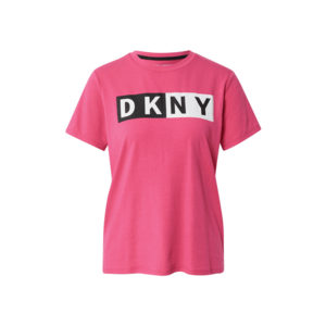 DKNY Performance Tricou alb / negru / roz imagine
