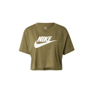 Nike Sportswear Tricou oliv / alb imagine