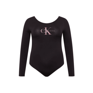 Calvin Klein Jeans Curve Tricou body negru / roz imagine