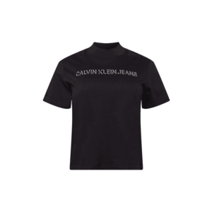 Calvin Klein Jeans Curve Tricou negru / alb imagine