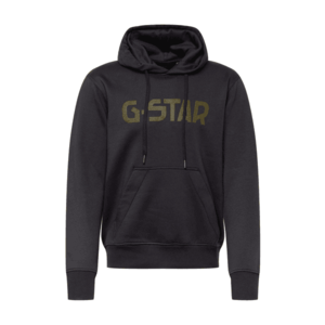 G-Star RAW Bluză de molton negru / auriu imagine