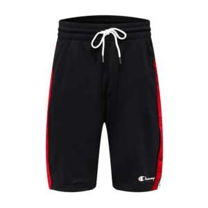 Champion Authentic Athletic Apparel Pantaloni negru / alb / roși aprins imagine
