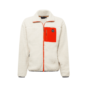 ICEPEAK Jachetă fleece funcțională 'ASPEN' alb / roșu orange / bleumarin imagine