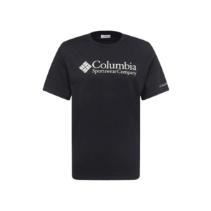 COLUMBIA Tricou funcțional negru / alb / bej imagine