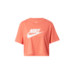 Nike Sportswear Tricou alb / portocaliu somon imagine