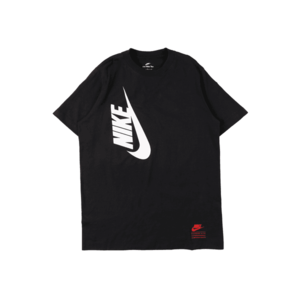 Nike Sportswear Tricou negru / alb / roșu imagine