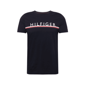 TOMMY HILFIGER Tricou alb / roșu / albastru noapte imagine