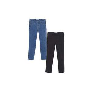 MANGO KIDS Jeans negru / albastru imagine