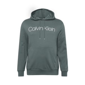 Calvin Klein Big & Tall Bluză de molton alb / verde smarald imagine
