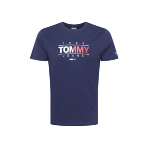 Tommy Jeans Tricou bleumarin / alb / roșu imagine